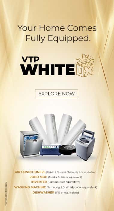 Your Home Comes Fully Equipped with VTP WhiteBox Offers, Explore Now.